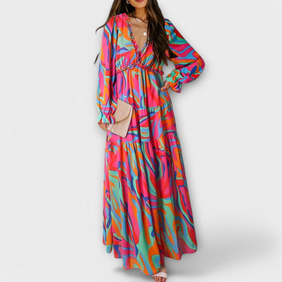 Doralie™ | Romantic Floral Maxi Dress