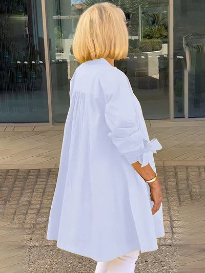 Aloma™ | Elegant Long Shirt Jacket