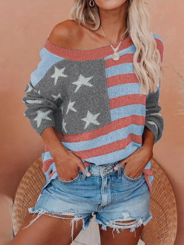 Liberty™ | Stars & Stripes Knit Sweater