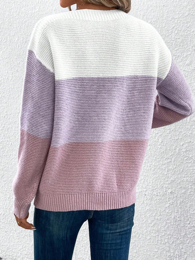 Oralyne™ | Women’s Color-Block Knit Sweater