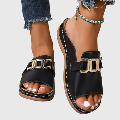 Jacqueline™ | Comfy Buckle Sandals