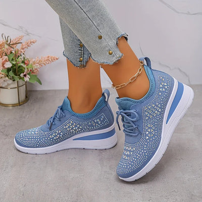 Jordyn™ | Crystal Knit Sneakers