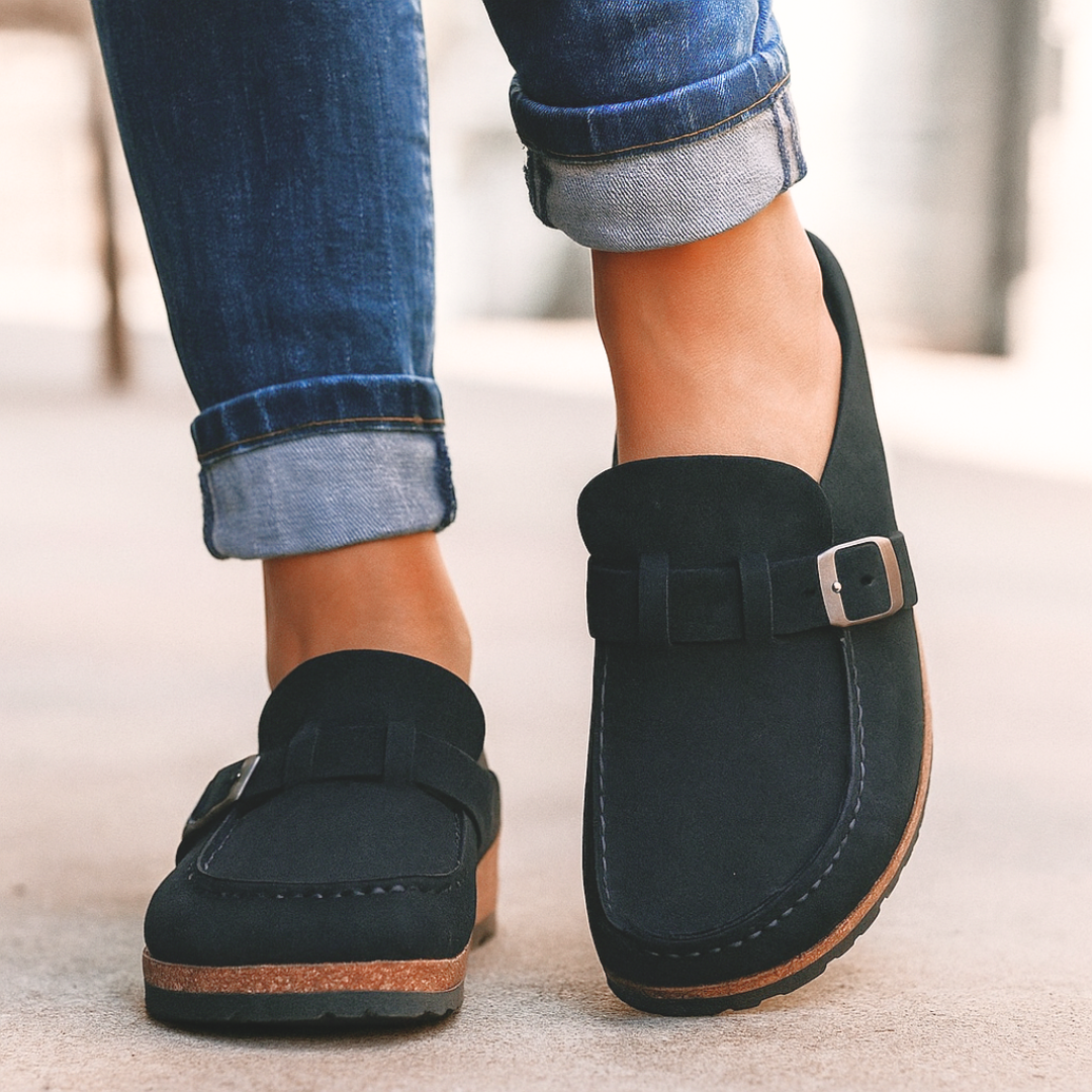 Éméria™ | Women’s Suede Buckle Loafers