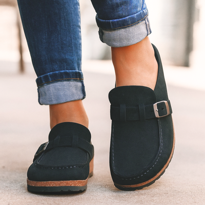 Éméria™ | Women’s Suede Buckle Loafers