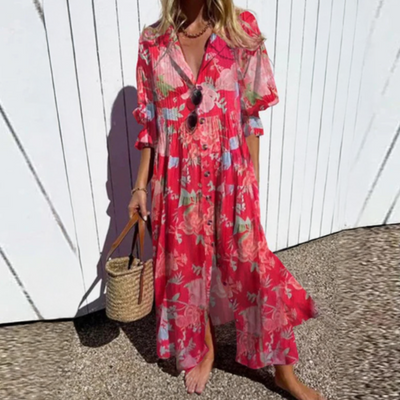 Vivian™ | Bloom Boldly Maxi Dress