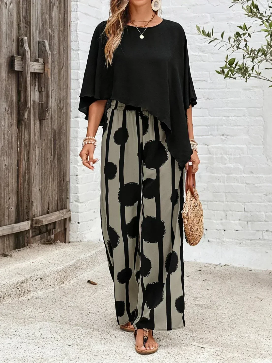 Isaure™ | Comfortable Elastic Waist Two-Piece Set