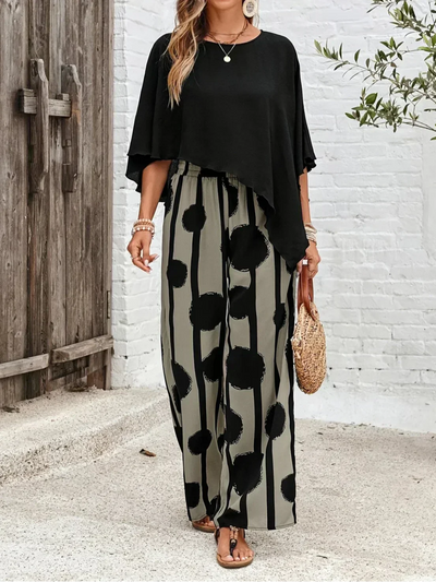 Isaure™ | Comfortable Elastic Waist Two-Piece Set
