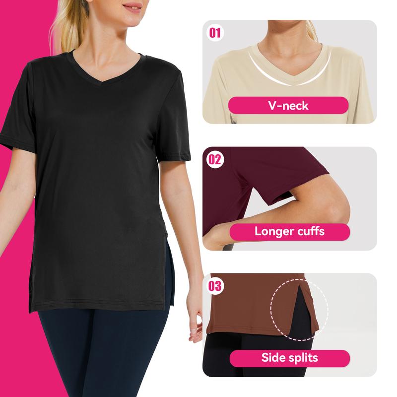 Élise™ | 3-Pack Essential V-Neck T-Shirts
