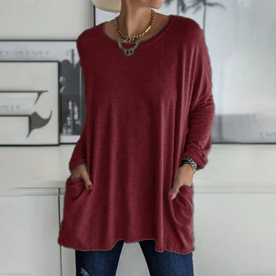Haisley™ | Oversized Pocket Tunic Top