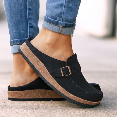 Éméria™ | Women’s Suede Buckle Loafers