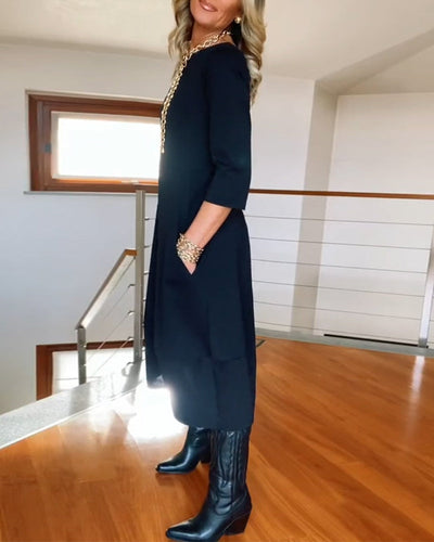 Elsie™ | Elegant Dress With Handmade Details
