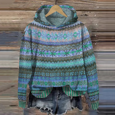 Rosalie™ | Boho Knit Hoodie