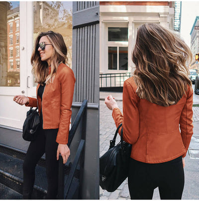 Séraphine™ | Italian Leather Jacket