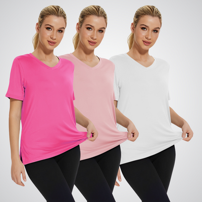 Élise™ | 3-Pack Essential V-Neck T-Shirts