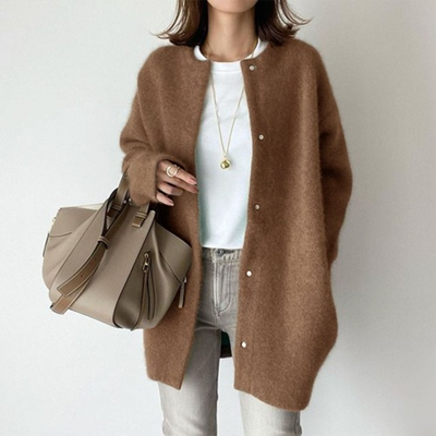 Clémence™ | Soft Longline Knit Cardigan