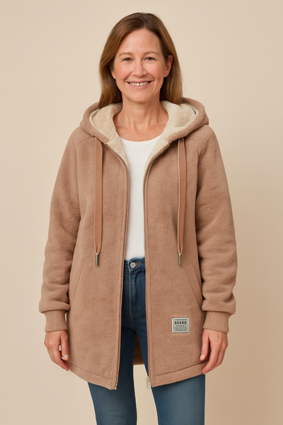 Maelle™ | Cozy Zip-Up Hooded Coat