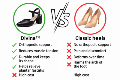 Luna™ | Women's Orthopedic Comfort Heels