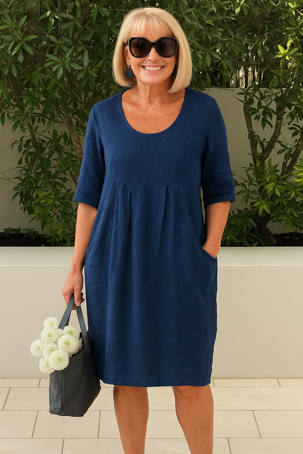 Auralie™ | Effortless Pocket Dress for Women
