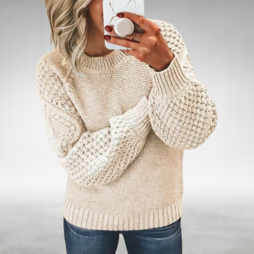 Quérine™ | Textured Knit Pullover