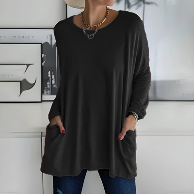 Haisley™ | Oversized Pocket Tunic Top