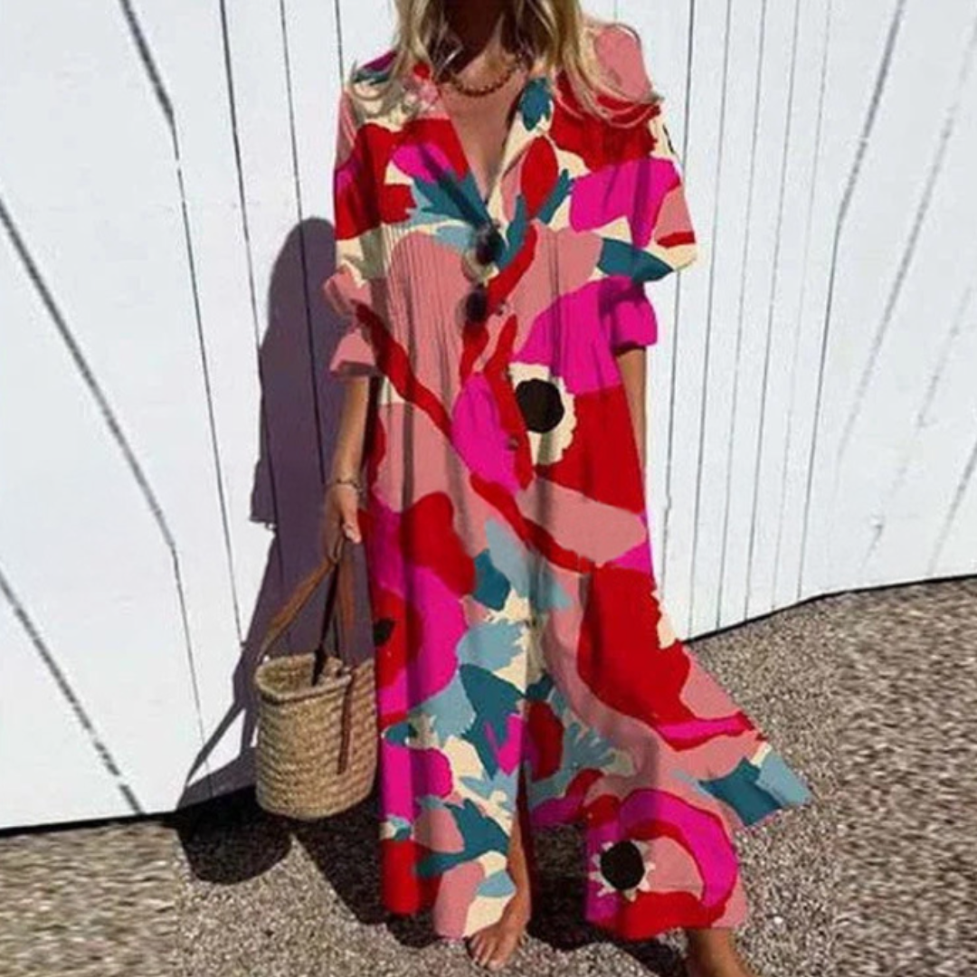 Vivian™ | Bloom Boldly Maxi Dress