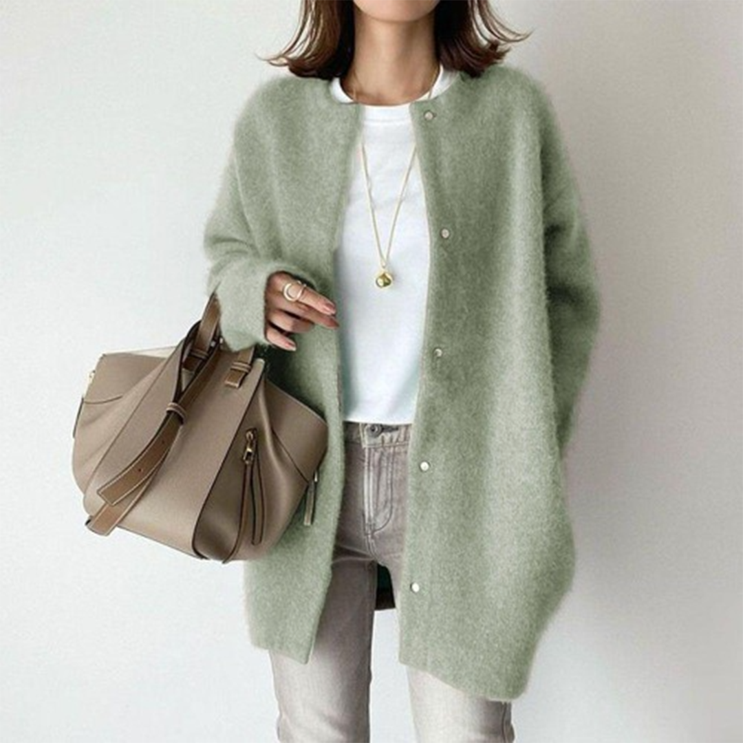Clémence™ | Soft Longline Knit Cardigan
