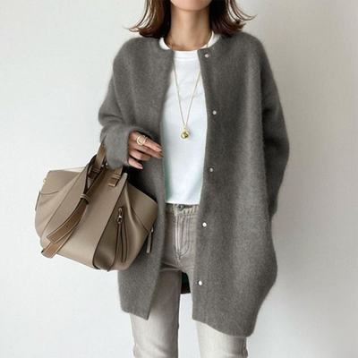 Clémence™ | Soft Longline Knit Cardigan