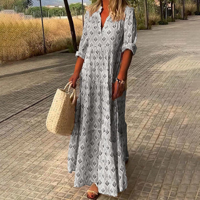 Capucine™ | Elegant Boho Maxi Dress