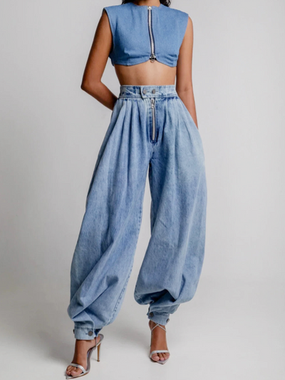Évyane™ | High-Waist Balloon Jeans