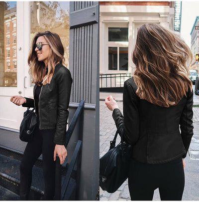 Séraphine™ | Italian Leather Jacket