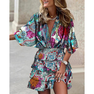Céphira™ | Boho Mini Dress