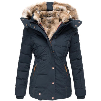 Isla™ | Fur-Trim Hooded Jacket