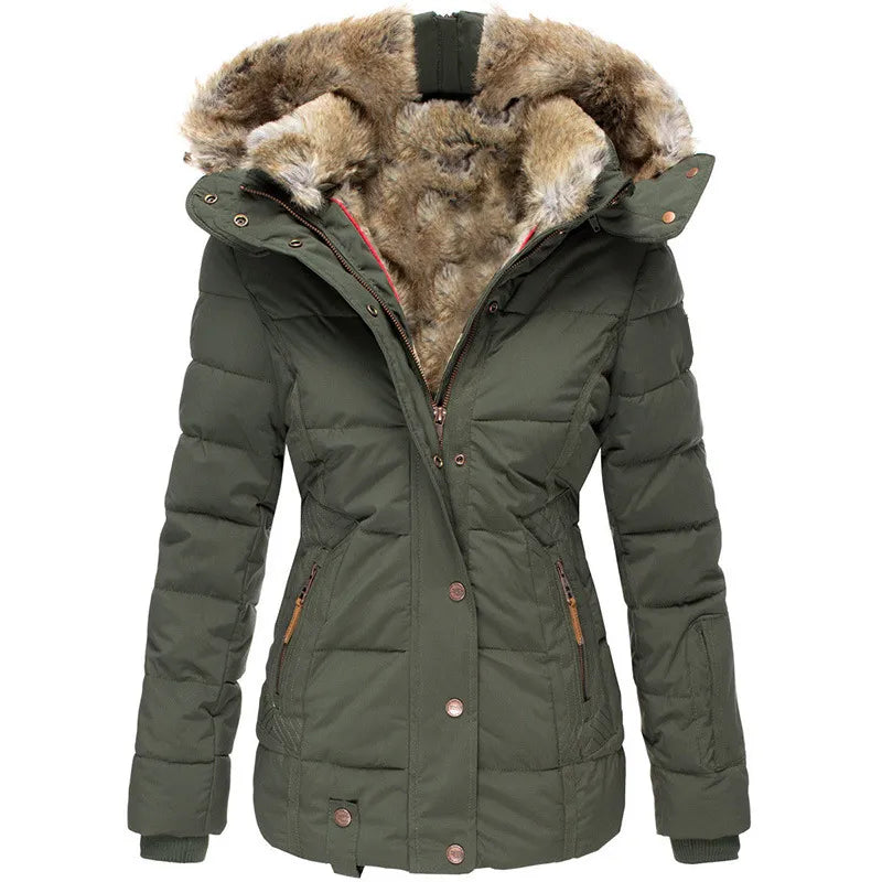 Isla™ | Fur-Trim Hooded Jacket