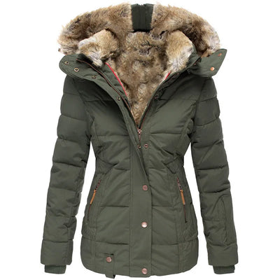 Isla™ | Fur-Trim Hooded Jacket