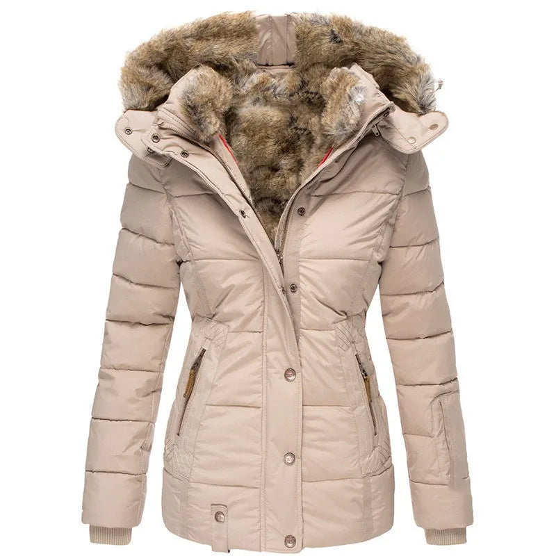 Isla™ | Fur-Trim Hooded Jacket