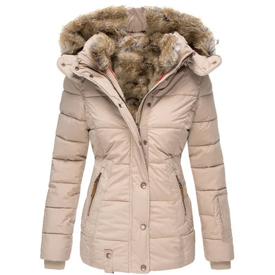 Isla™ | Fur-Trim Hooded Jacket