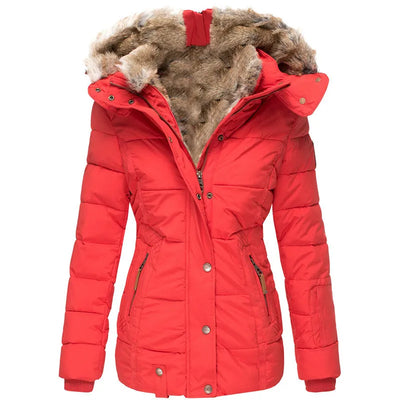 Isla™ | Fur-Trim Hooded Jacket
