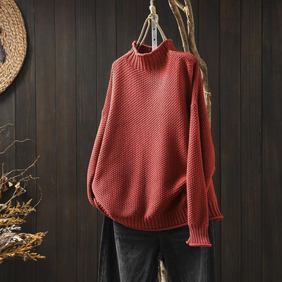 Brynlee™ | Textured Knit Turtleneck Sweater