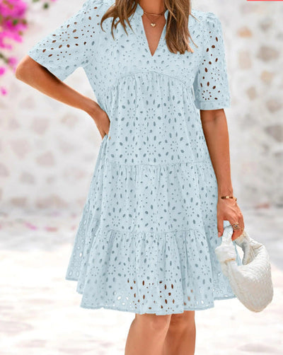 Cali™ | Elegant Lace Ruffle Sundress