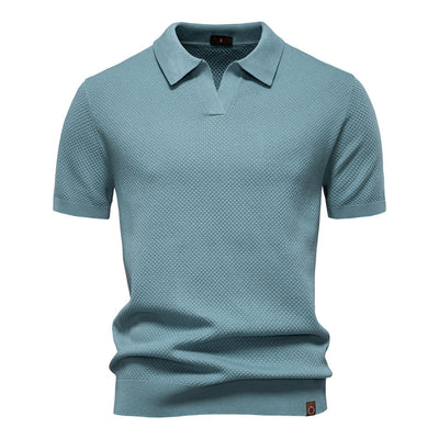 Quinzel™ | Classic Knit Polo Shirt