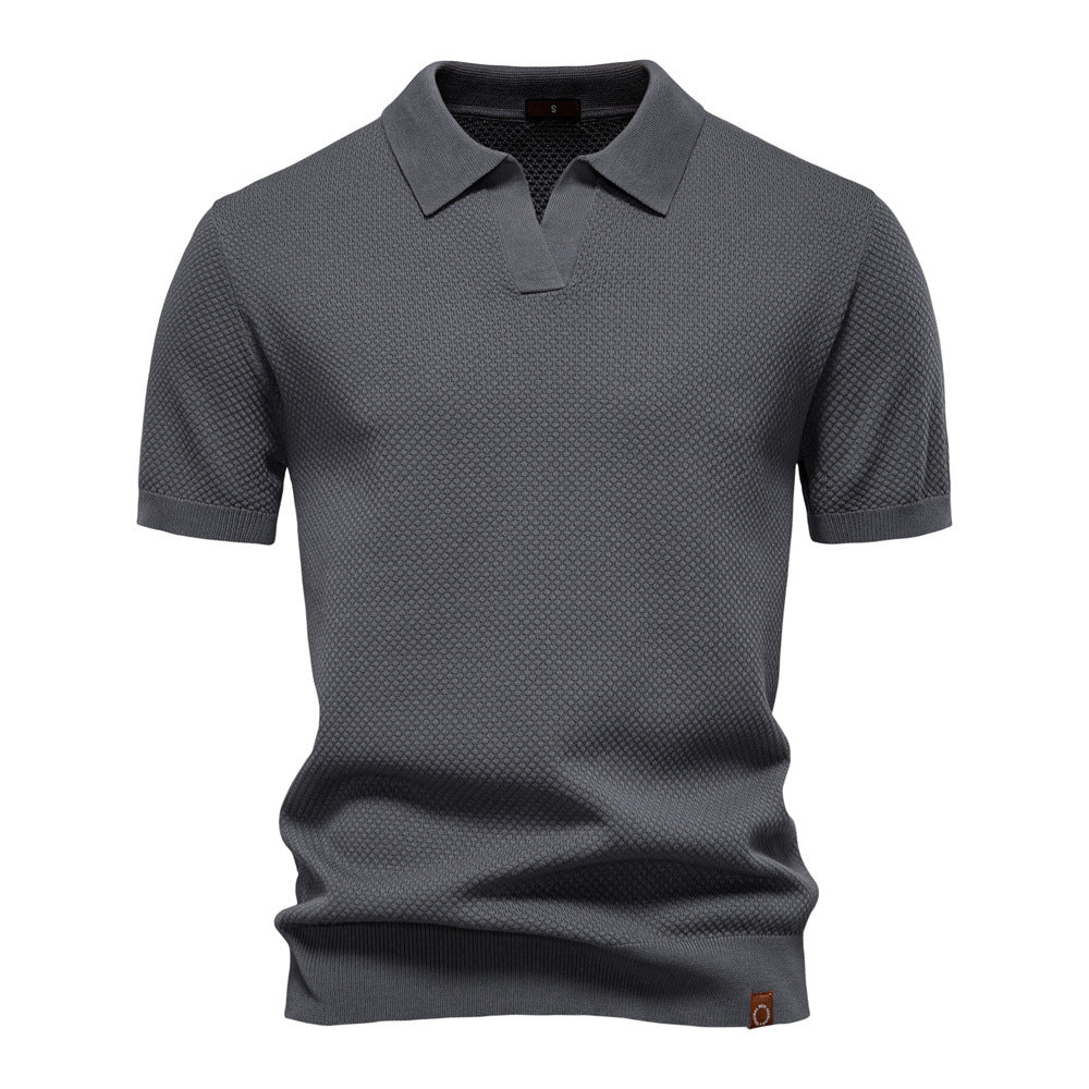 Quinzel™ | Classic Knit Polo Shirt