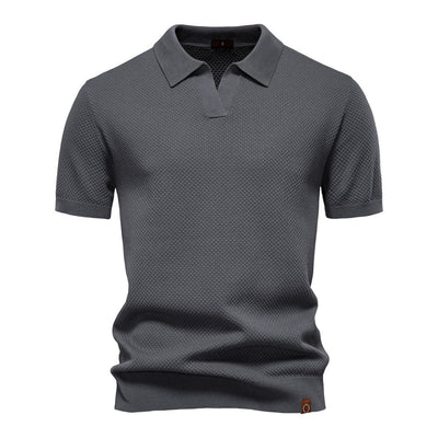 Quinzel™ | Classic Knit Polo Shirt