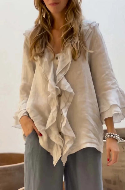 Cherry™ | Stylish Ruffled Blouse