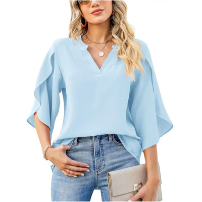 Zoey™ | Elegant Office Ruffle Blouse