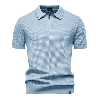 Quinzel™ | Classic Knit Polo Shirt