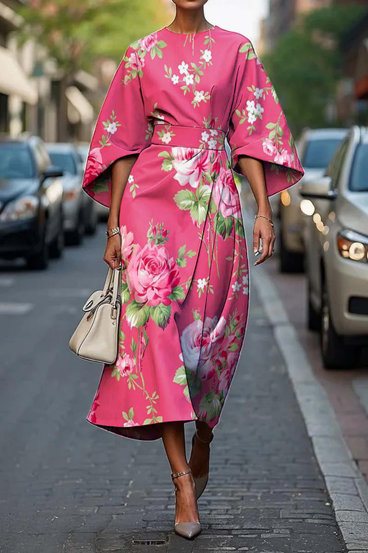 Faelyne™ | Elegant Dress with Round Neck