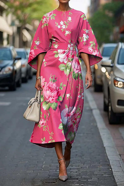 Faelyne™ | Elegant Dress with Round Neck