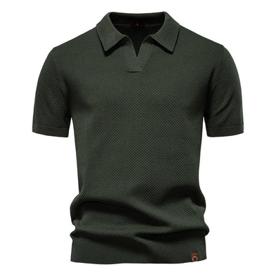 Quinzel™ | Classic Knit Polo Shirt