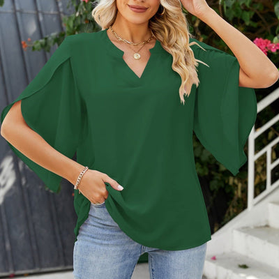 Zoey™ | Elegant Office Ruffle Blouse