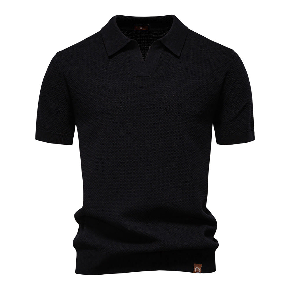 Quinzel™ | Classic Knit Polo Shirt
